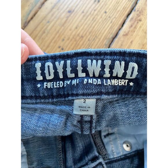 Idyllwind Womens‎ Flare Leg Blue Denim Jeans  2x36 Casual Stretch Fit 5-Pocket - Picture 6 of 8